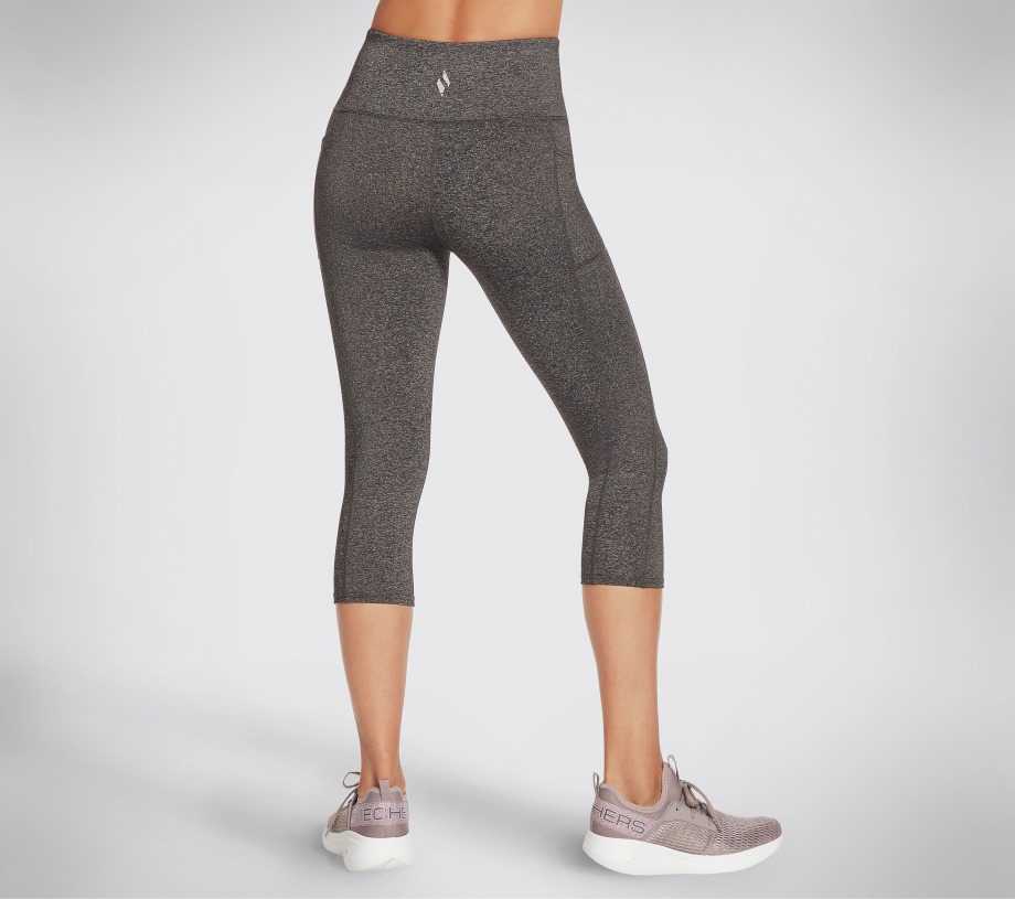 Apparel Diamond Status HW Midcalf Legging Gray Skechers