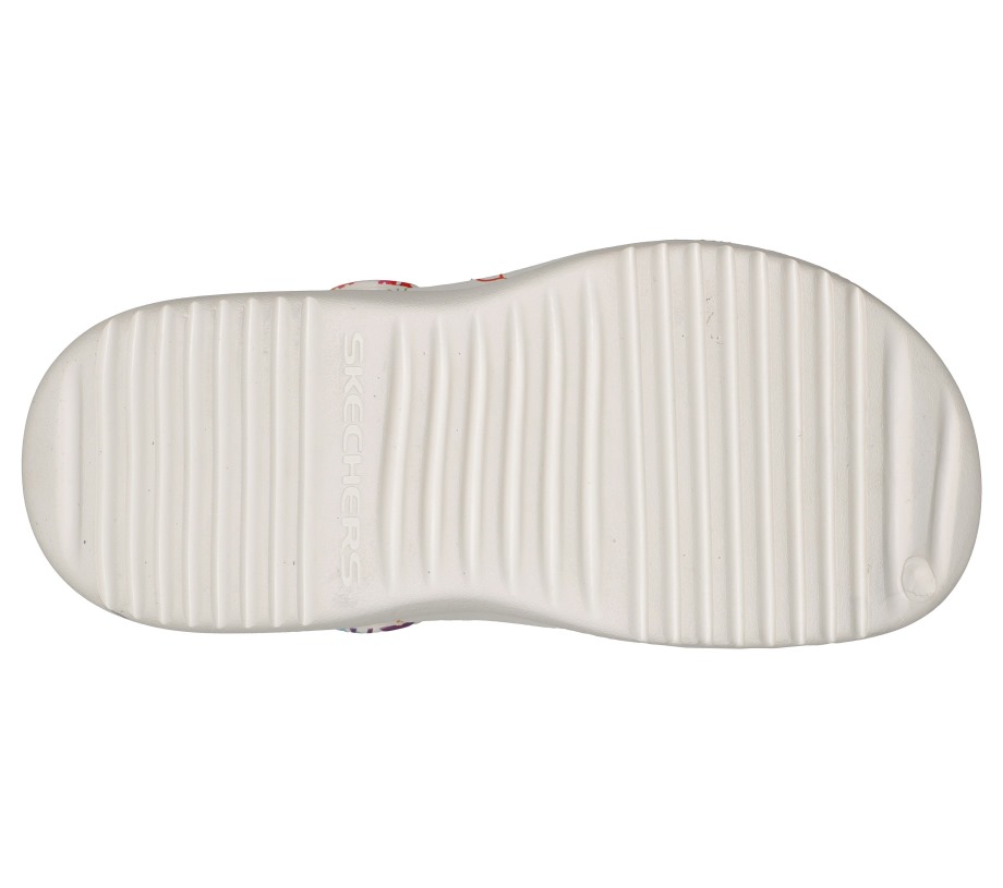 JGoldcrown Foamies Love All White Multi Skechers