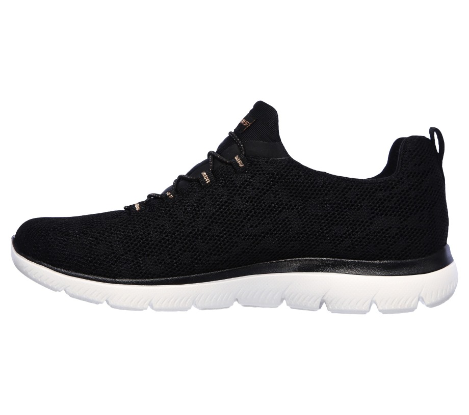 Skechers Summits Leopard Spot Black Rose Gold