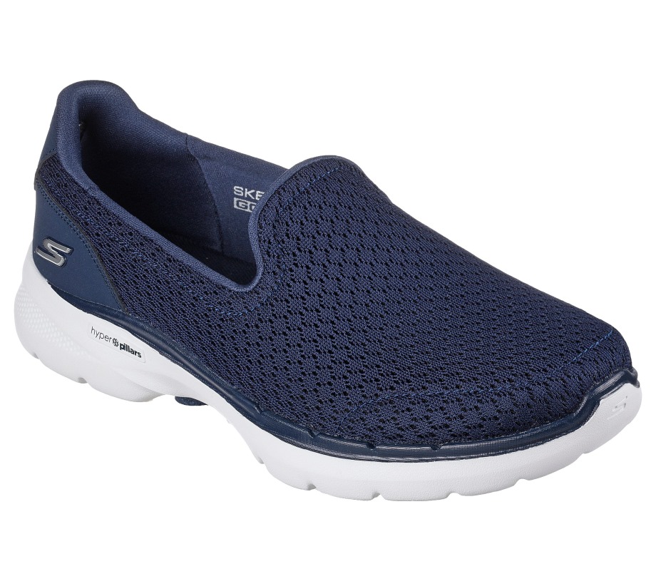 GO WALK 6 Sea Coast Navy Skechers