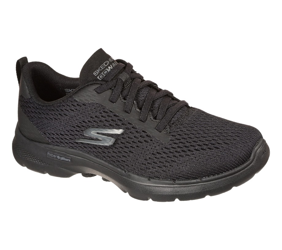 GOwalk 6 Bold Vision Skechers Black