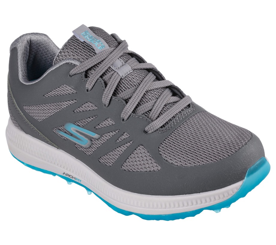 GO GOLF Elite 5 Score Skechers Gray Aqua