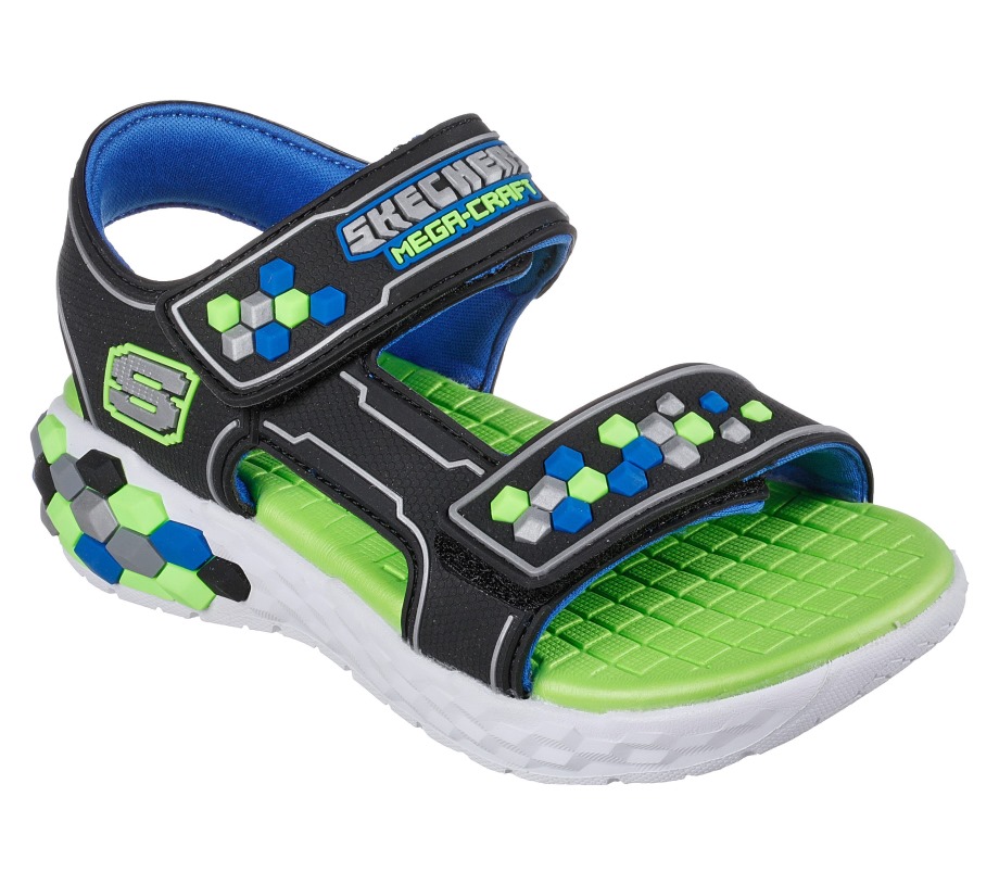 Mega-Splash 2.0 Cuboshore Black Lime Skechers