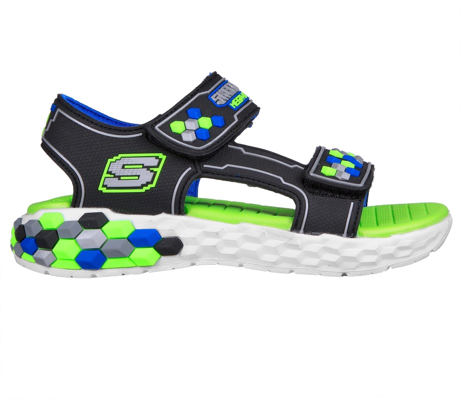 Mega-Splash 2.0 Cuboshore Black Lime Skechers
