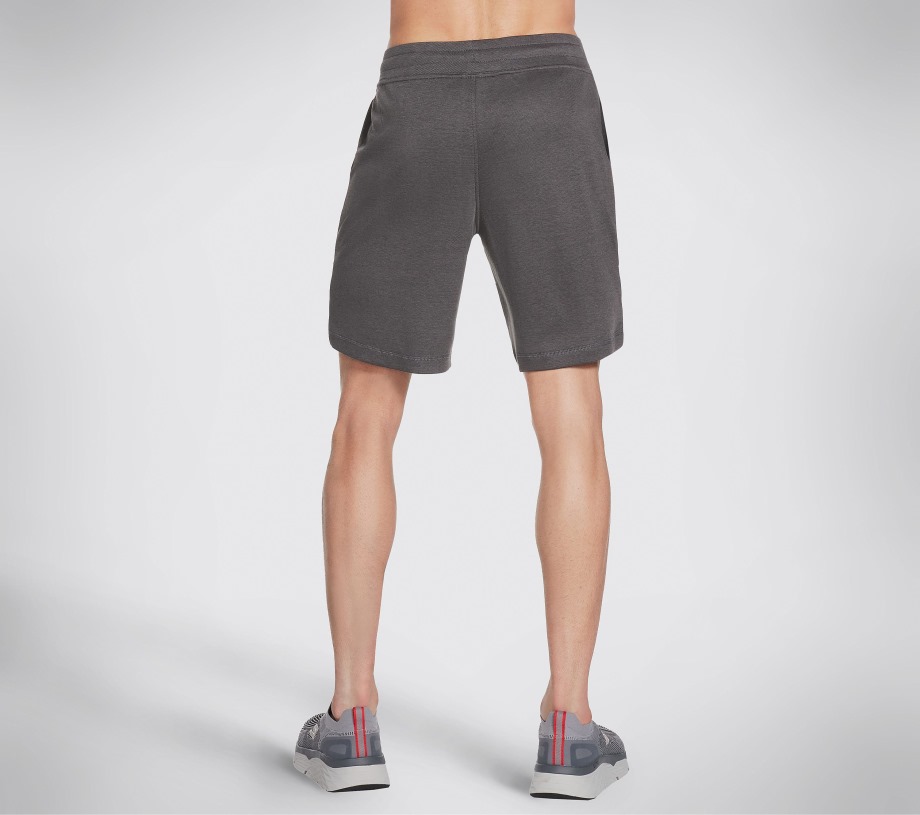 Skechers Apparel GOKNIT PIQUE 9 Inch Short Charcoal
