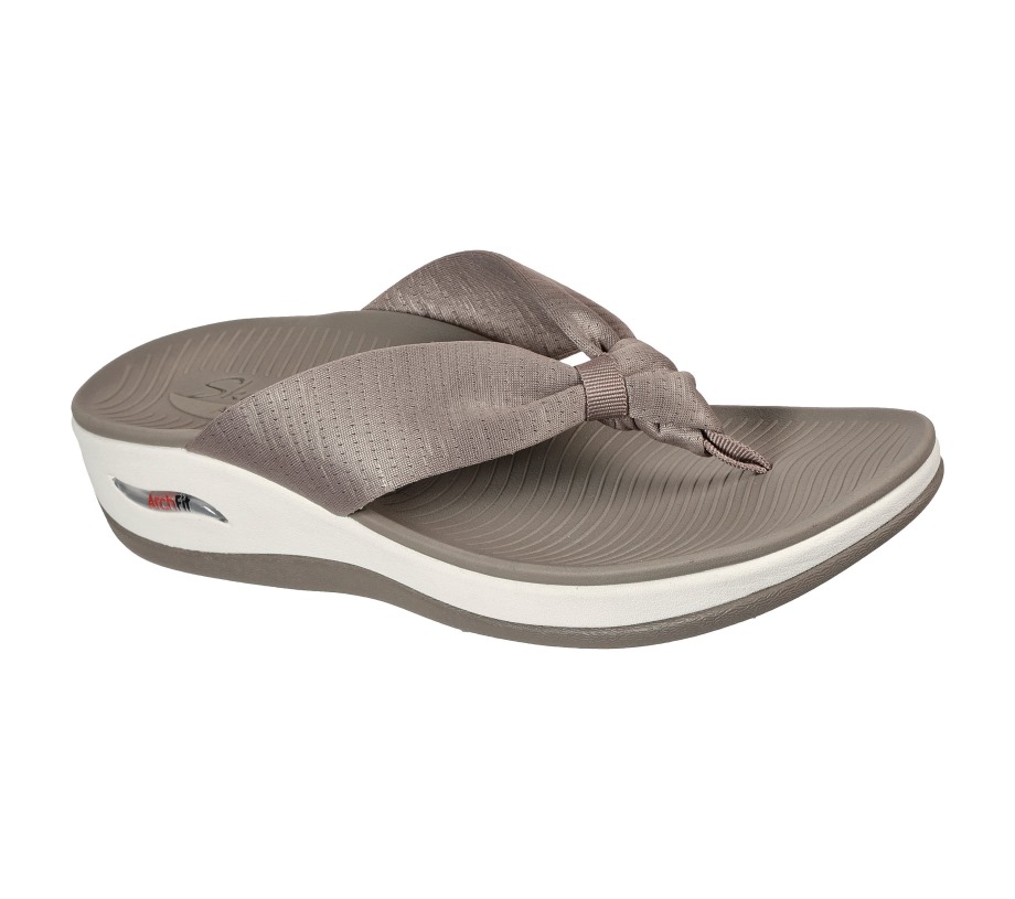 Skechers Arch Fit Sunshine My Life Dark Taupe