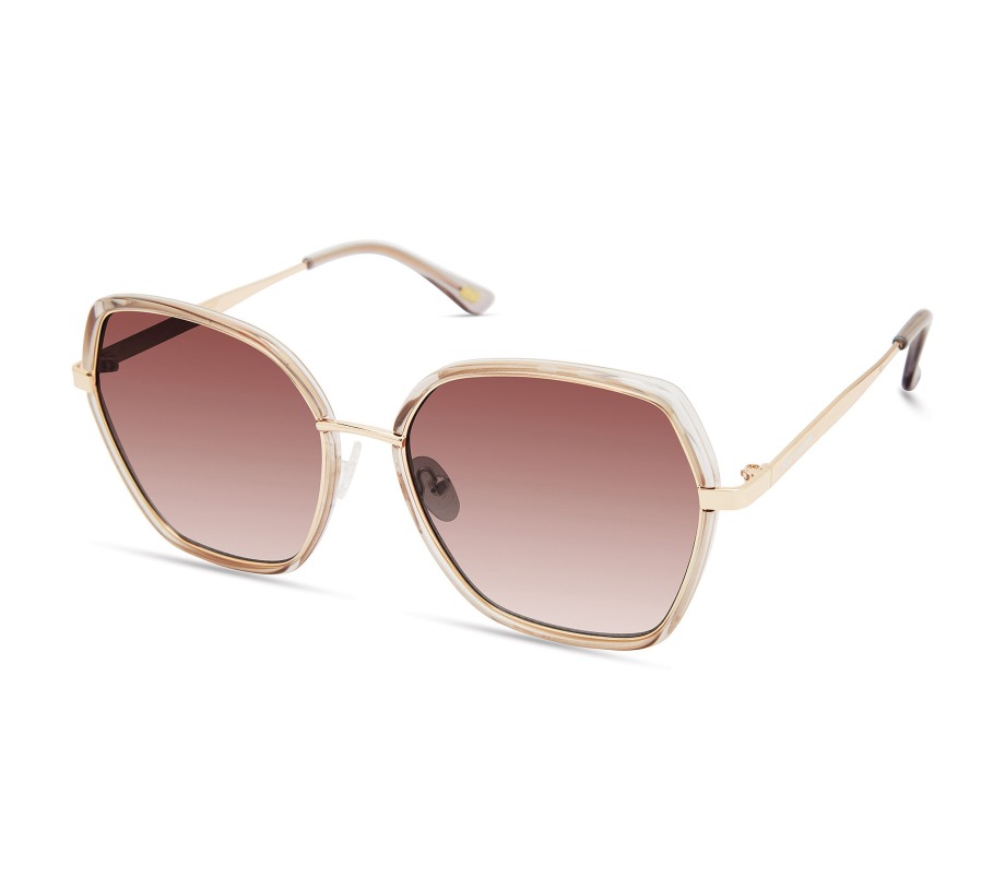 Oversized Metal Sunglasses Skechers Purple