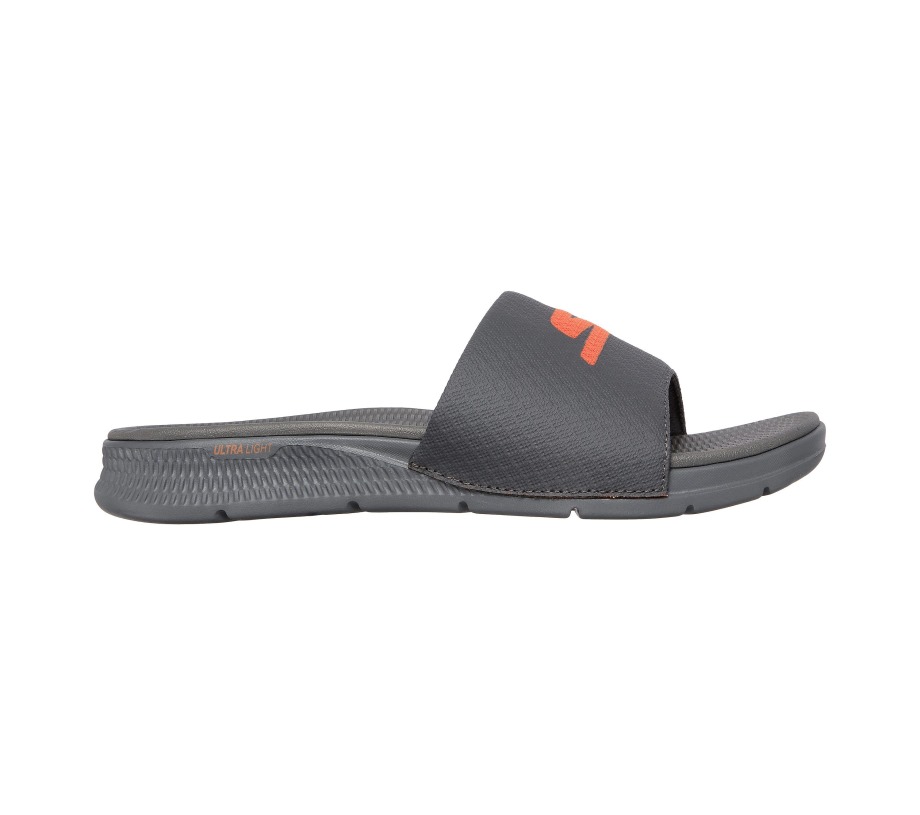 GO Consistent Halo Charcoal Orange Skechers