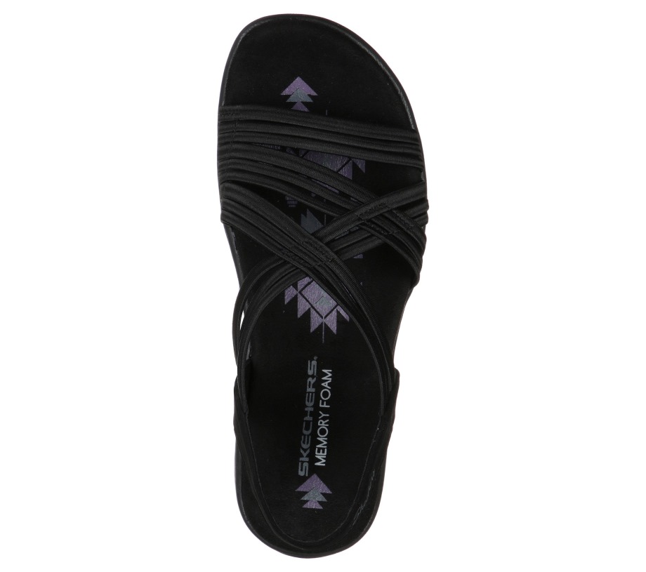 Reggae Slim Simply Stretch Black Skechers
