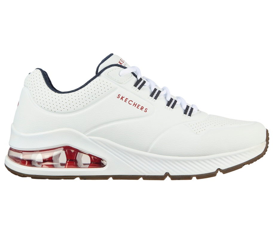 Uno 2 Skechers White Navy