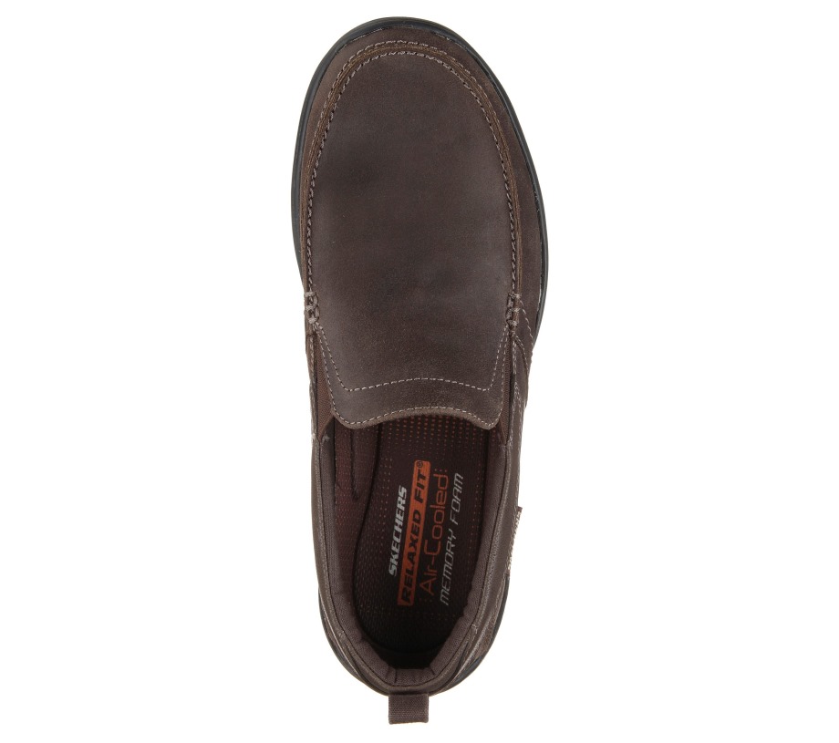 Relaxed Fit Harper Forde Dark Brown Skechers