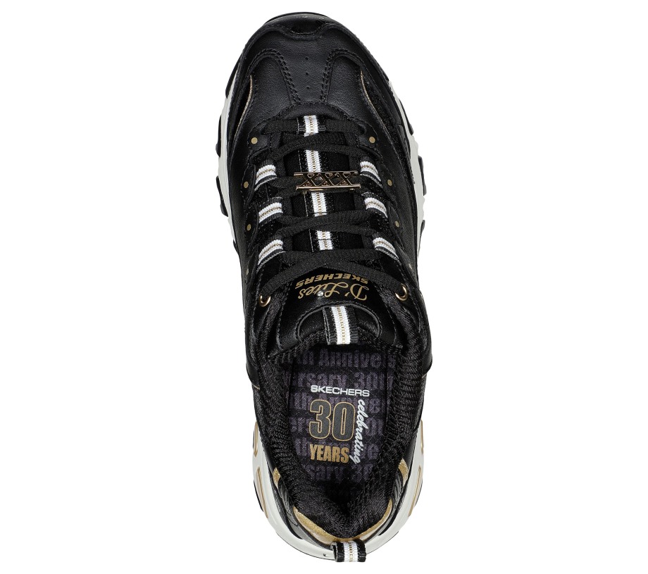 D'Lites Million Miles Black Gold Skechers