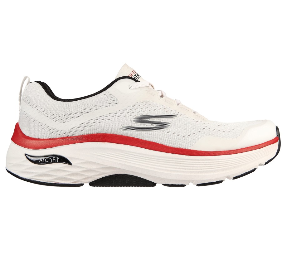 Max Cushioning Arch Fit Skechers White Black