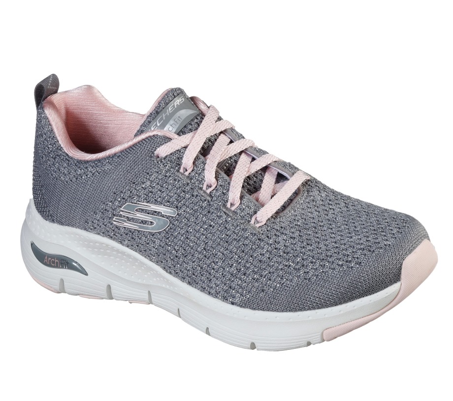 Skechers Arch Fit Infinite Adventure Gray Pink