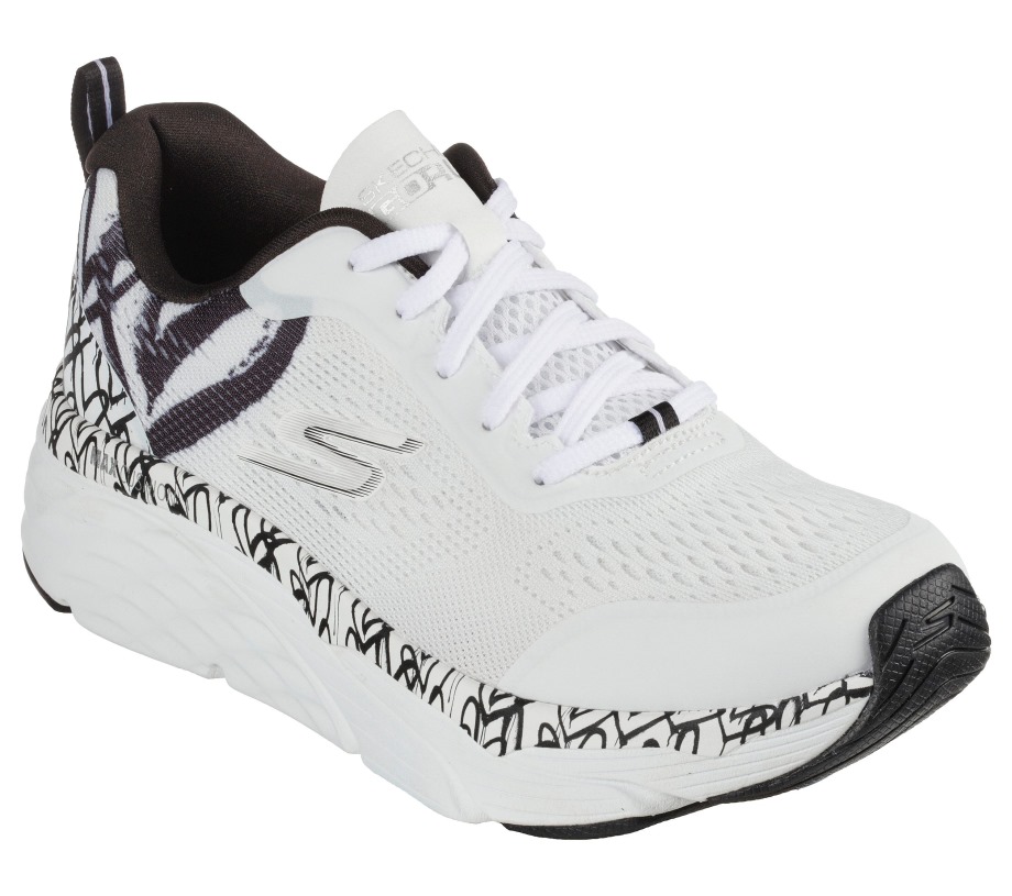 Skechers JGoldcrown Max Cushioning Elite Forever Loving White Black