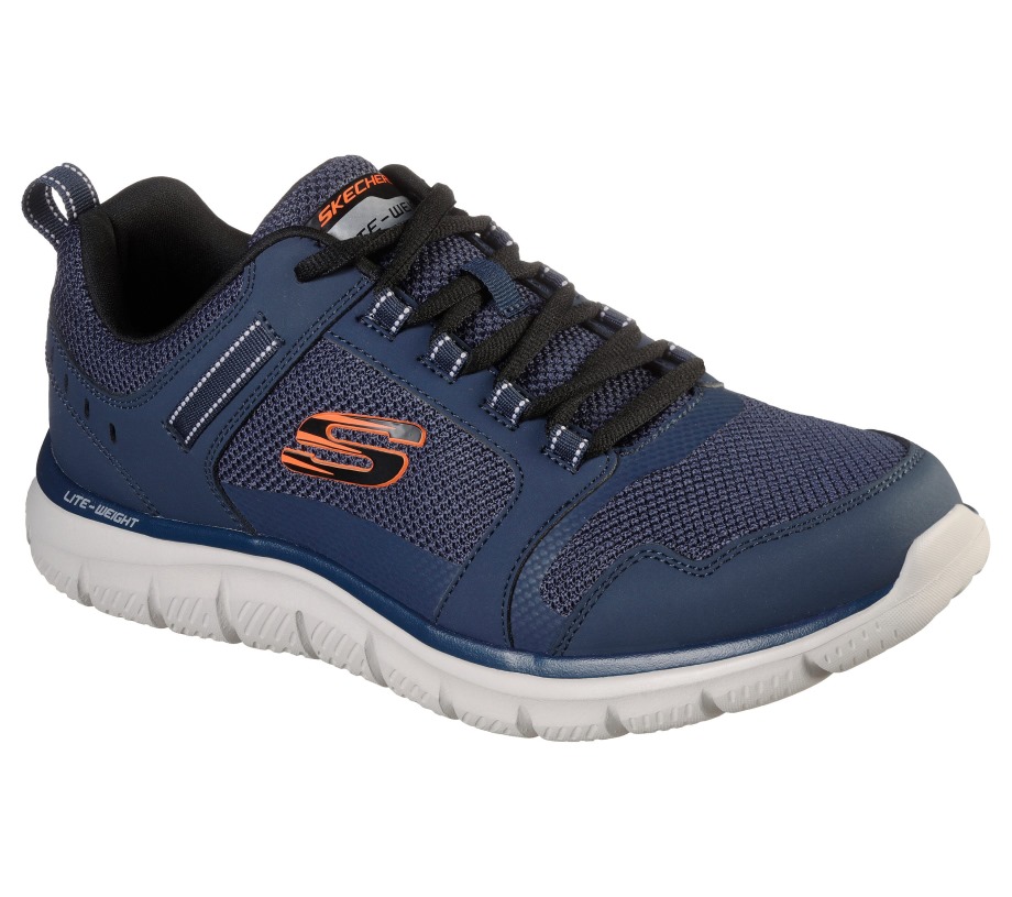 Track Knockhill Navy Orange Skechers