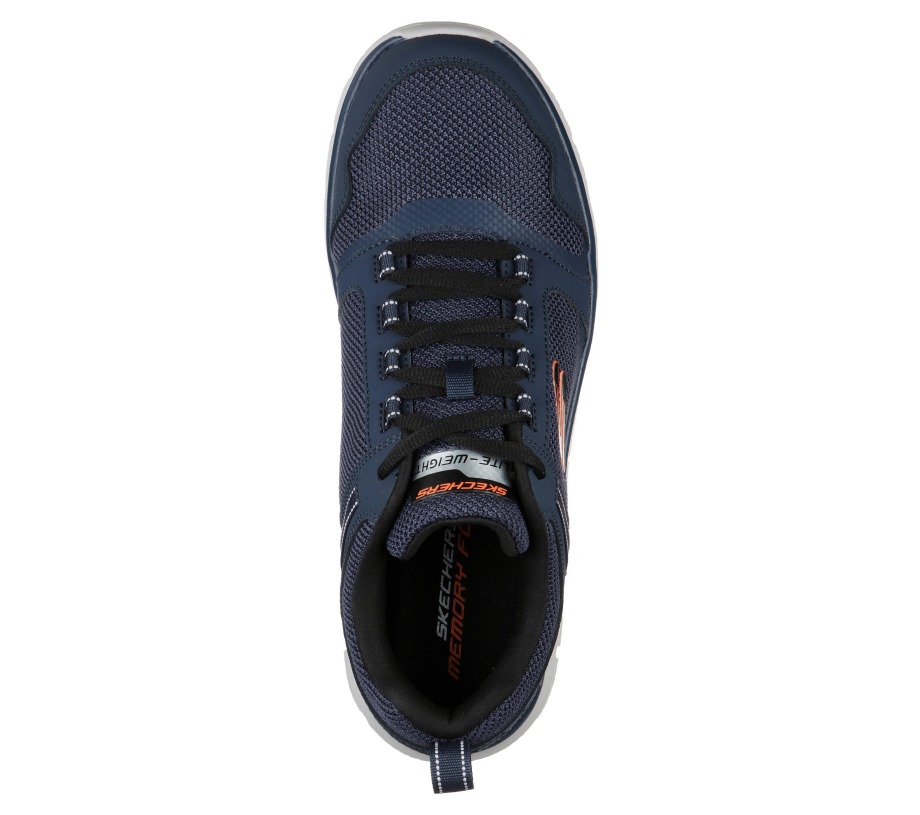 Track Knockhill Navy Orange Skechers