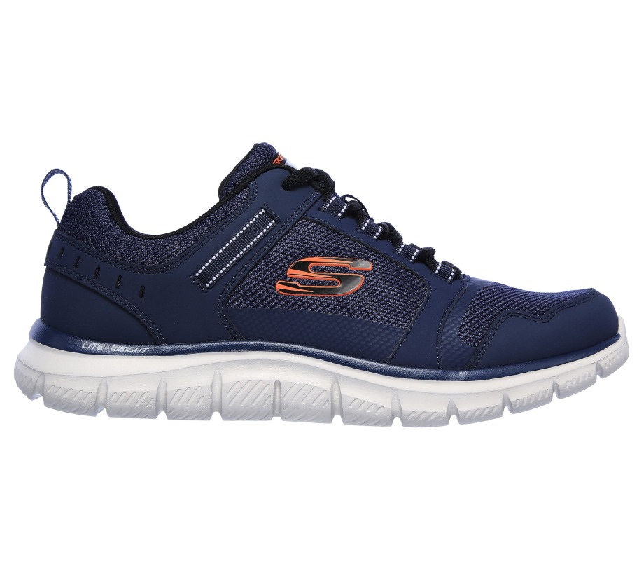 Track Knockhill Navy Orange Skechers