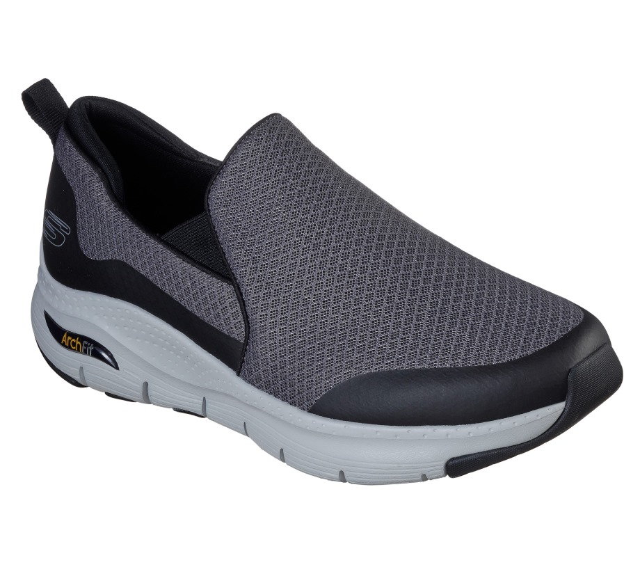 Arch Fit Banlin Skechers Charcoal Black