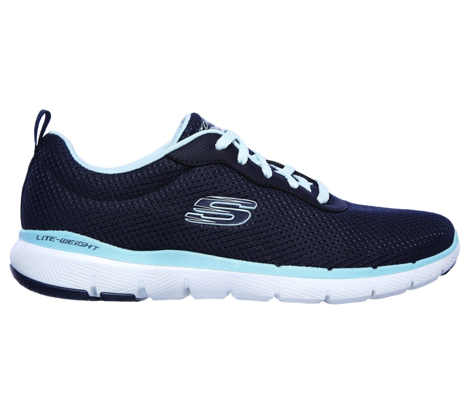 Flex Appeal 3.0 First Insight Navy Aqua Skechers
