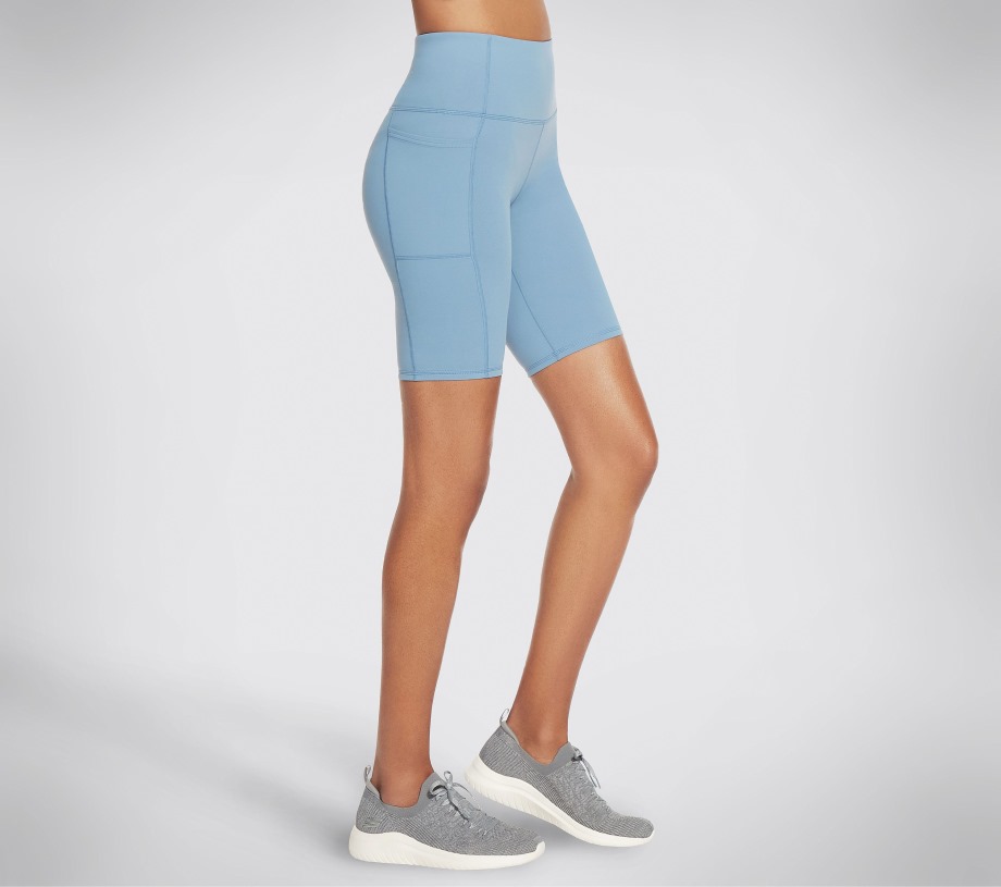 Apparel GOWALK HW 10 Inch Bike Short Skechers Blue Gray