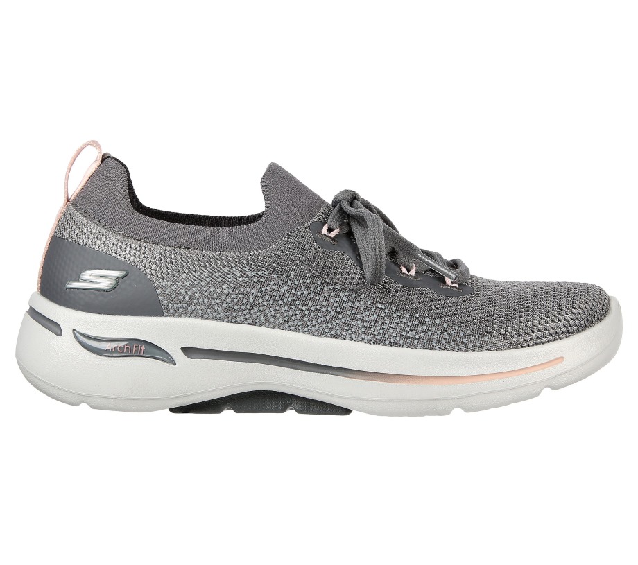 Skechers GO WALK Arch Fit Clancy Gray Pink