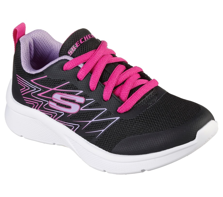 Microspec Bright Runner Black Skechers