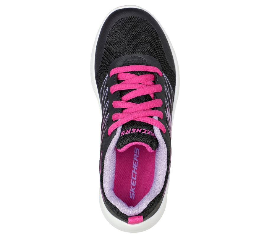 Microspec Bright Runner Black Skechers