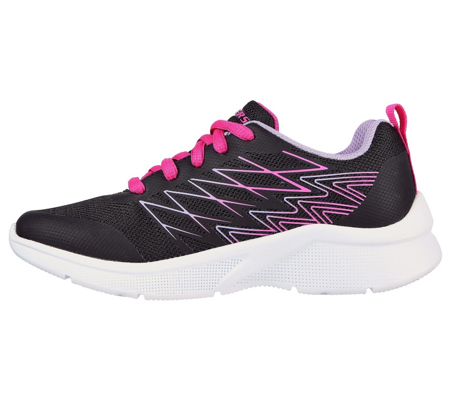 Microspec Bright Runner Black Skechers