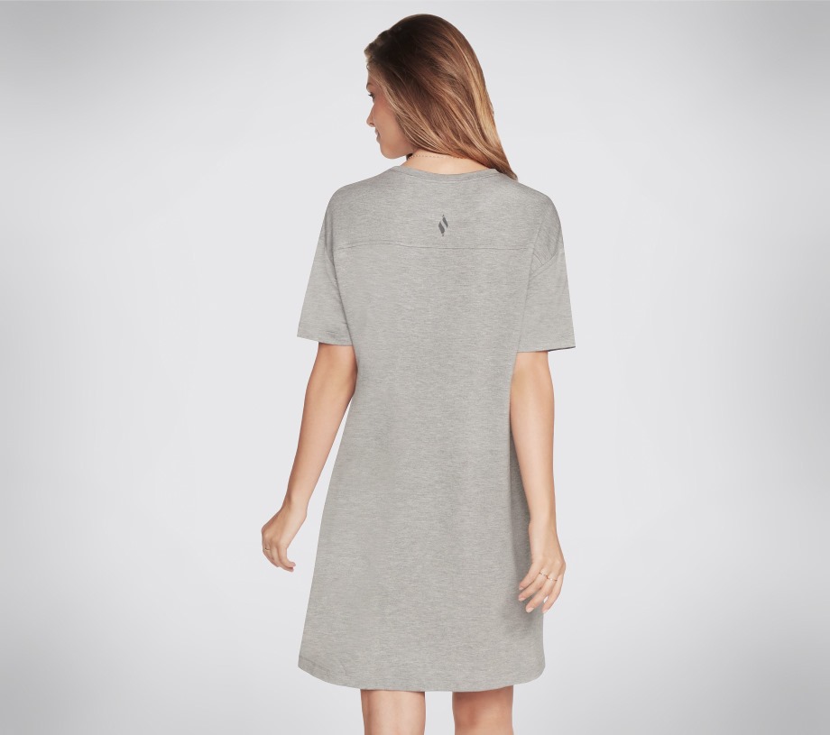 Apparel SKECHLUXE Mindful Dress Light Gray Skechers