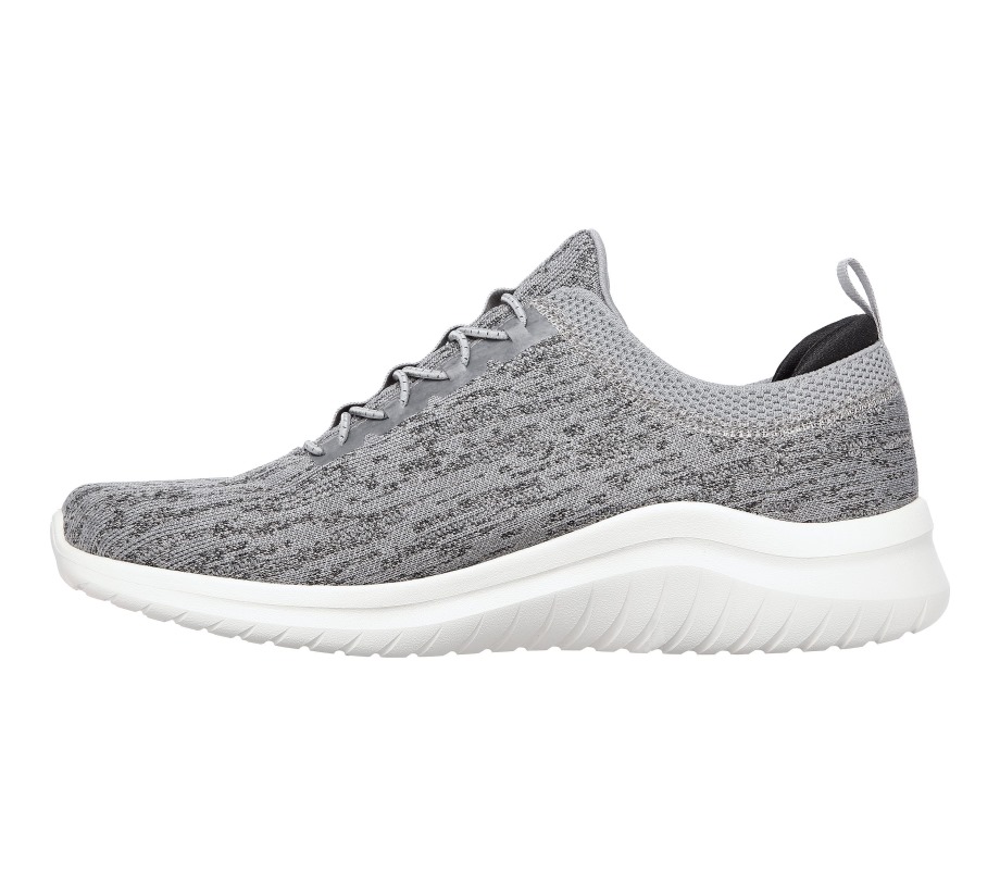 Ultra Flex 2.0 Cryptic Gray Black Skechers