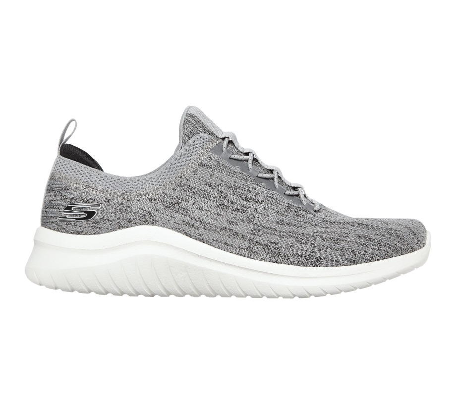 Ultra Flex 2.0 Cryptic Gray Black Skechers