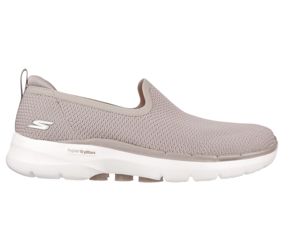 GOwalk 6 Clear Virtue Natural Skechers