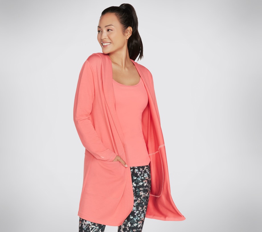 Apparel Restful Hoodigan Skechers Coral