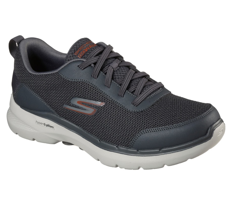 GOwalk 6 Bold Knight Charcoal Skechers