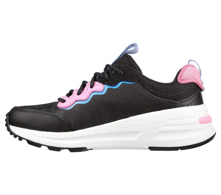Global Jogger Fresh Strike Skechers Black Blue Pnk