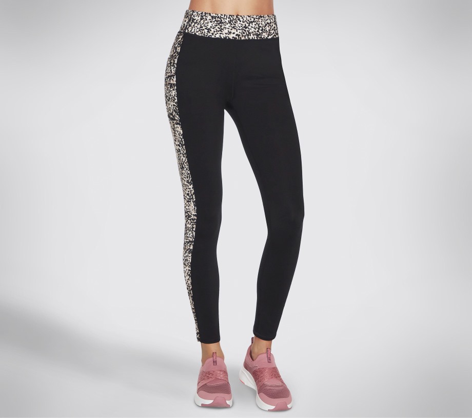 The GOSTRETCH Mini Cheetah 7 8 HW Legging Skechers Brown Tan