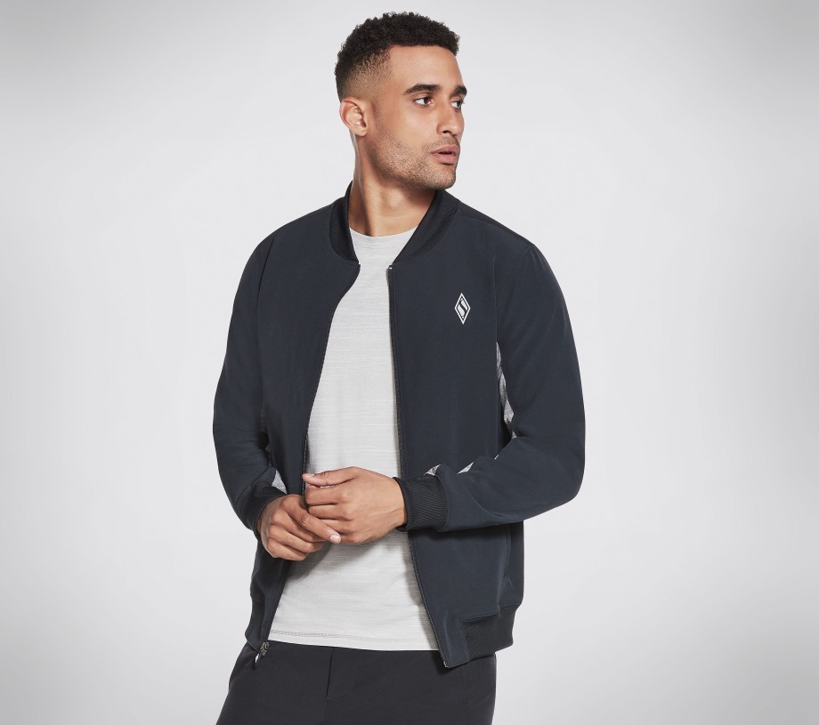 Apparel SKECHWEAVE Premium Bomber Black Skechers