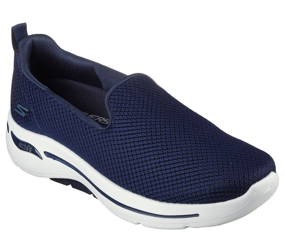 GOwalk Arch Fit Grateful Skechers Navy White