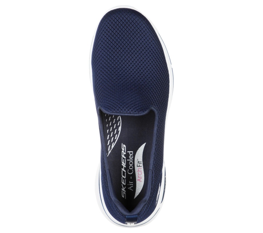 GOwalk Arch Fit Grateful Skechers Navy White