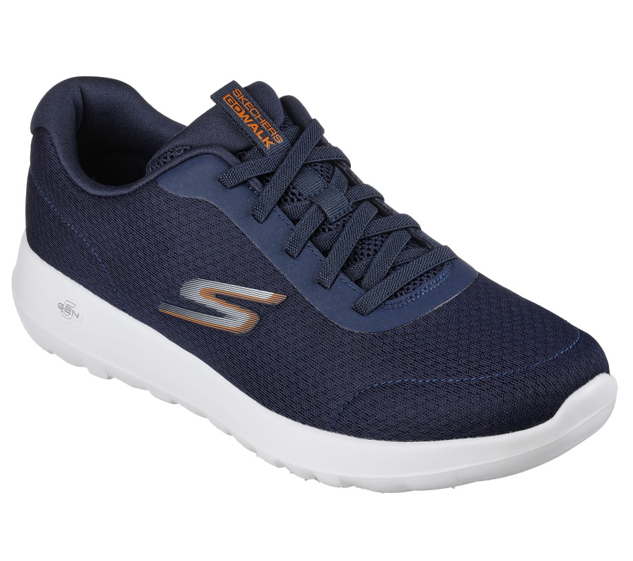 GO WALK Max Midshore Skechers Navy Orange