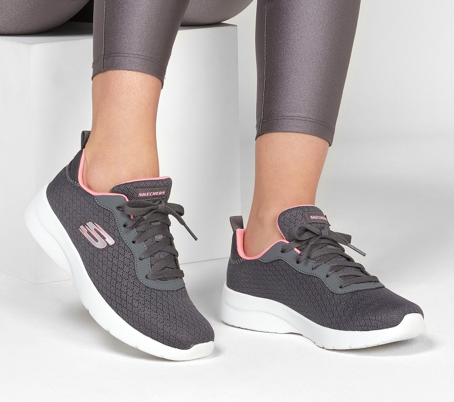 Skechers Dynamight 2.0 Eye to Eye Charcoal Coral