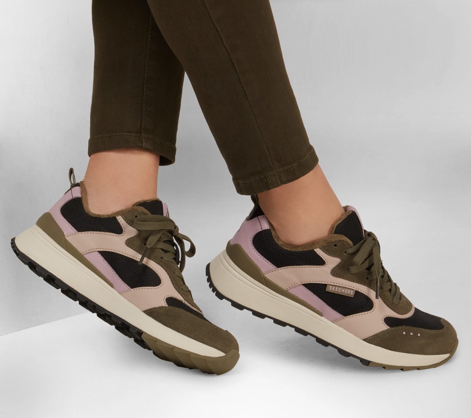 Sunny Street Warm Hugs Olive Multi Skechers