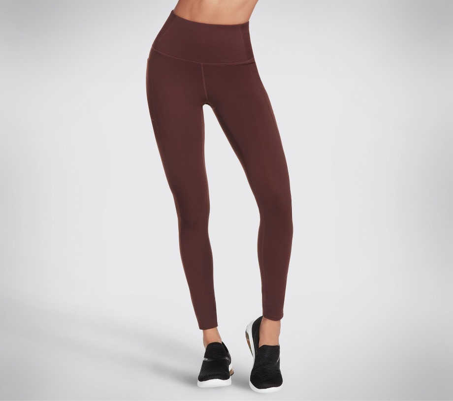 Apparel GOWALK HW Legging Burgundy Brown Skechers