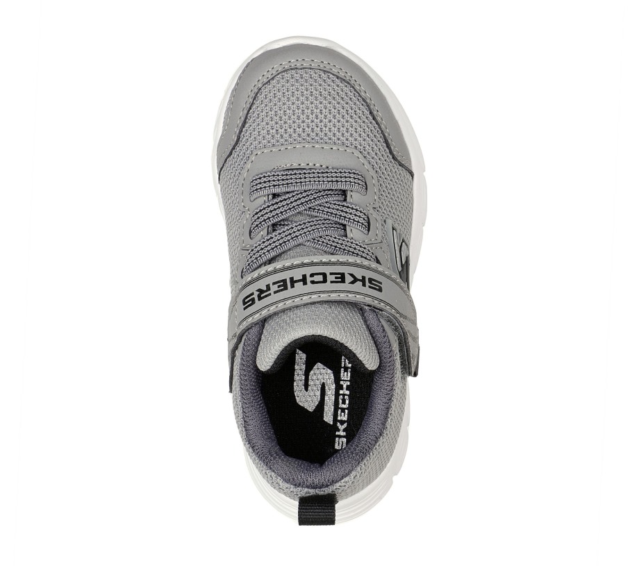 Comfy Flex Mini Trainers Skechers Gray Black