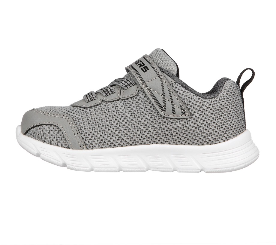 Comfy Flex Mini Trainers Skechers Gray Black