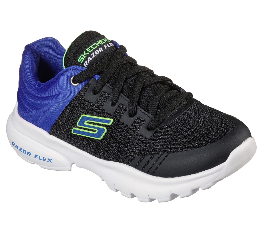 Skechers Razor Flex Skorvo Black Royal Blue