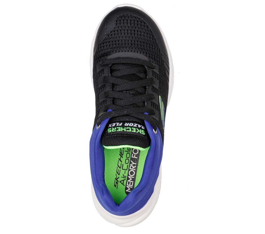 Skechers Razor Flex Skorvo Black Royal Blue