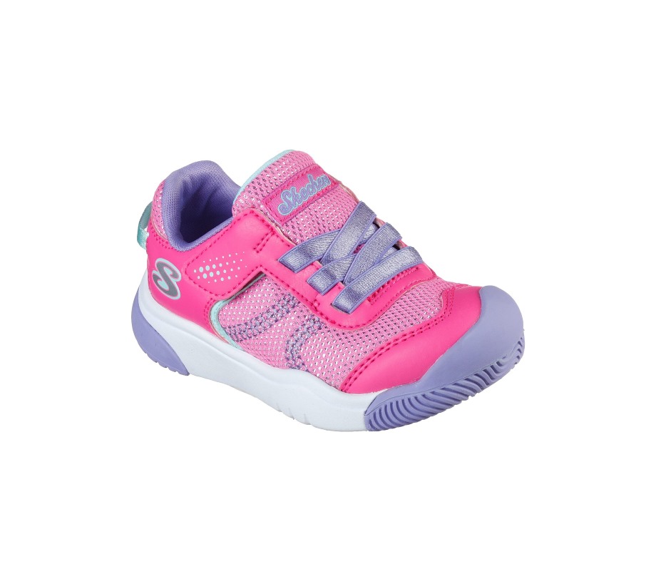 Mighty Toes Sole Steppers Skechers Hot Pink Lavender