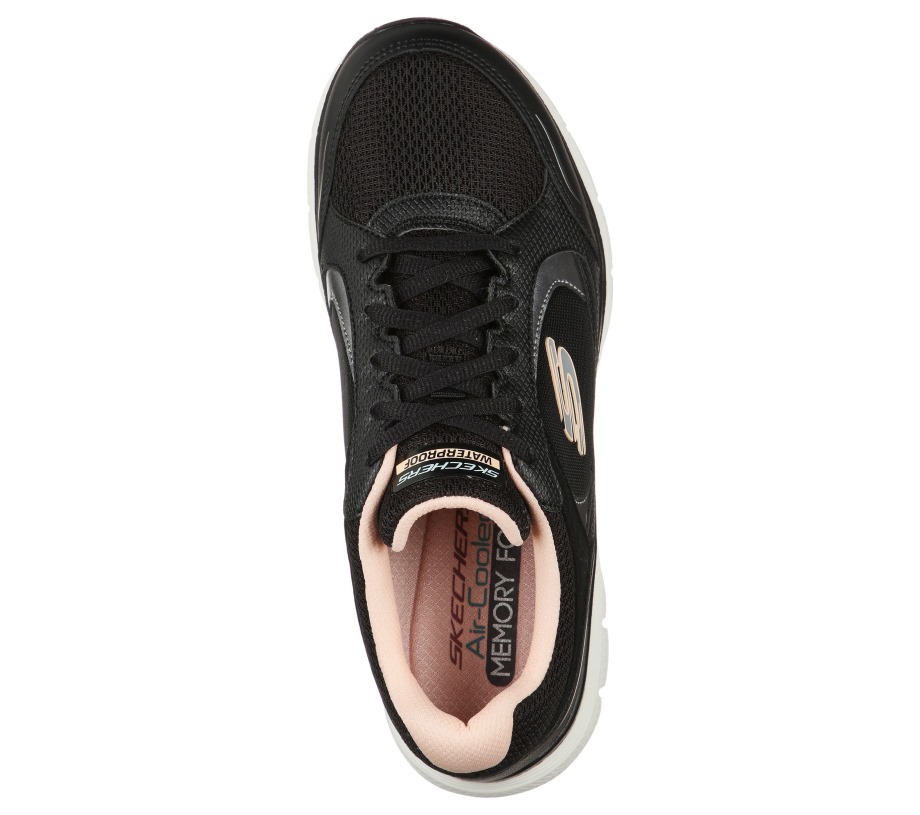 Skechers Flex Appeal 4.0 True Clarity Black Light Pink
